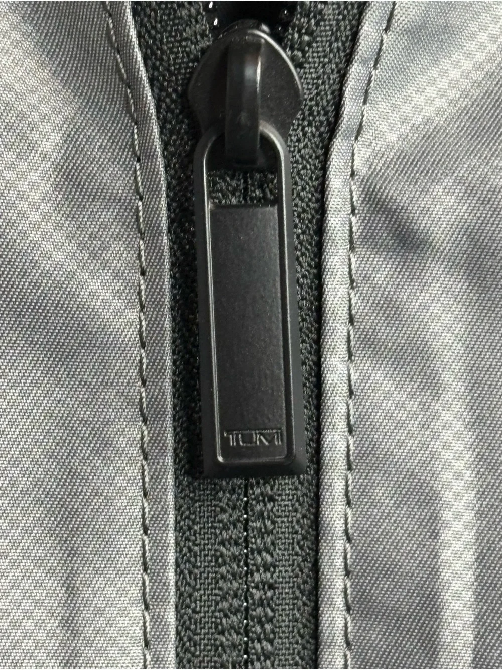Tumi Two-Tone Gray and White Toiletry Pouch plus Garment bag